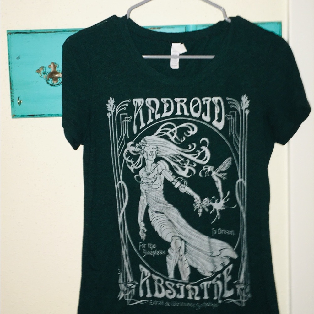 Absinthe & Whiskey graphic tee/